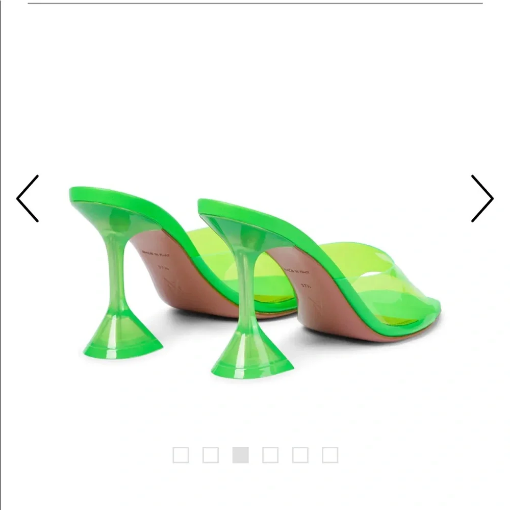 Amina Muaddi Lupita PVC Sandals - Picture 2 of 2